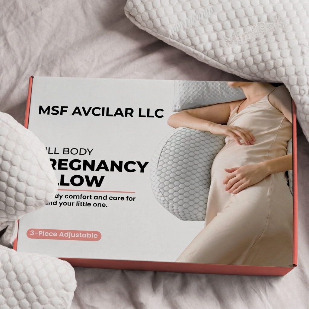 Full Body Pregnancy Pillow (3-Piece)